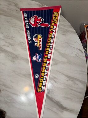 NBL Cleveland Indians felt pendant flag souviner